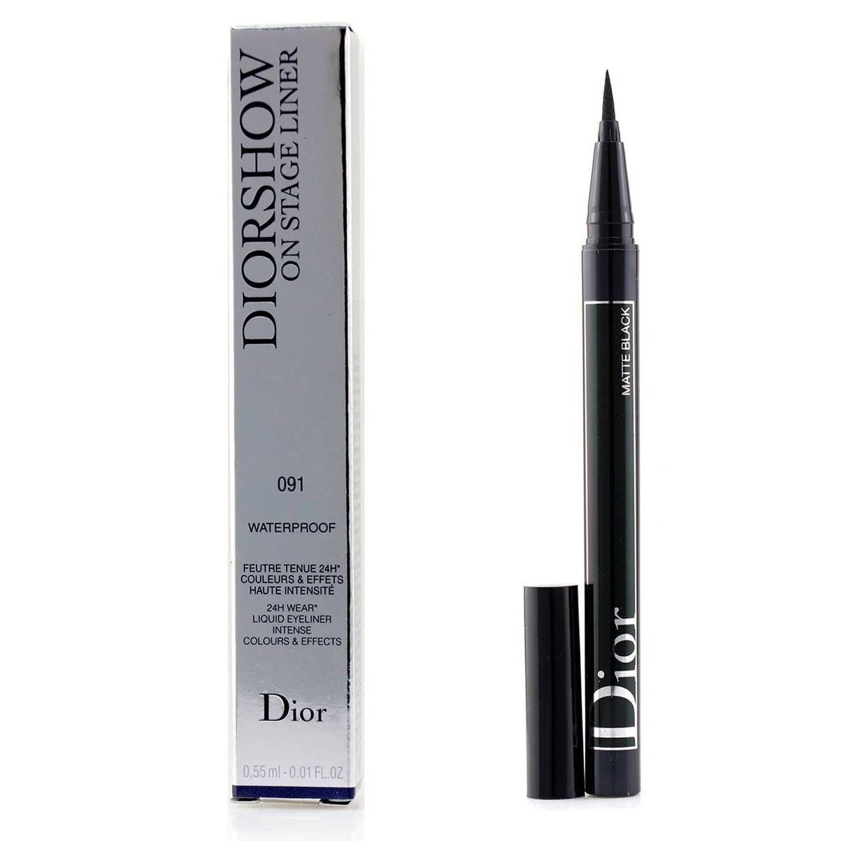 Waterproof Matte Black Eyeliner 0.55ml Z371003