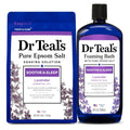 Lavender Epsom Salt Soaking Solution and Foaming Bath Combo Pack N738