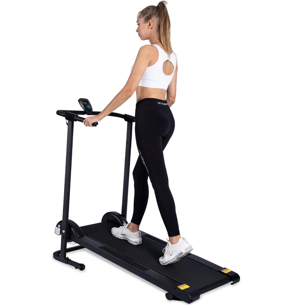 Manual Non Electric Treadmill with 10° Incline Foldable X1121
