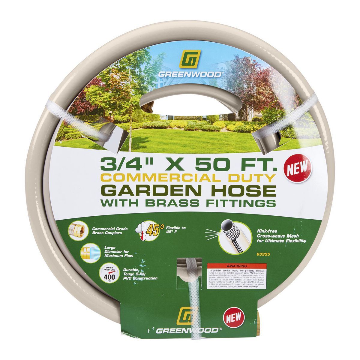 50 ft. x 3/4 in. Garden Hose S5944
