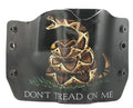 Black OWB Kydex Gun Holster for Taurus Judge Poly, Right Handed P4707