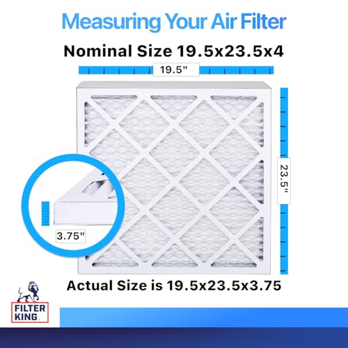 11.5x11.5x1 MERV 8 Pleated HVAC Air Filter 4-Pack F30564