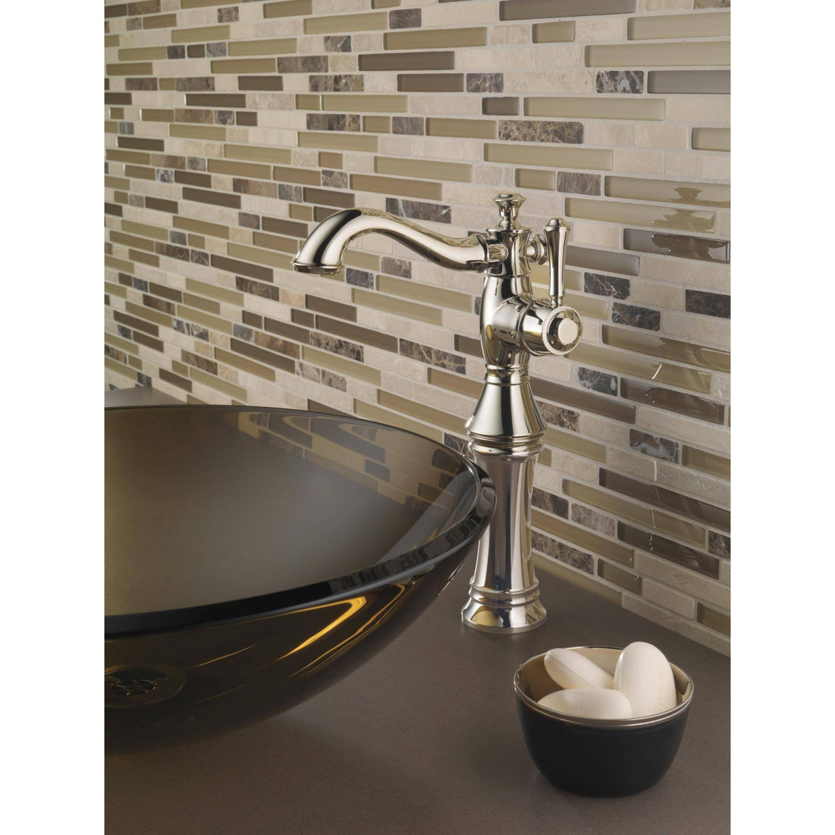 Chrome Vessel Bathroom Faucet A66669