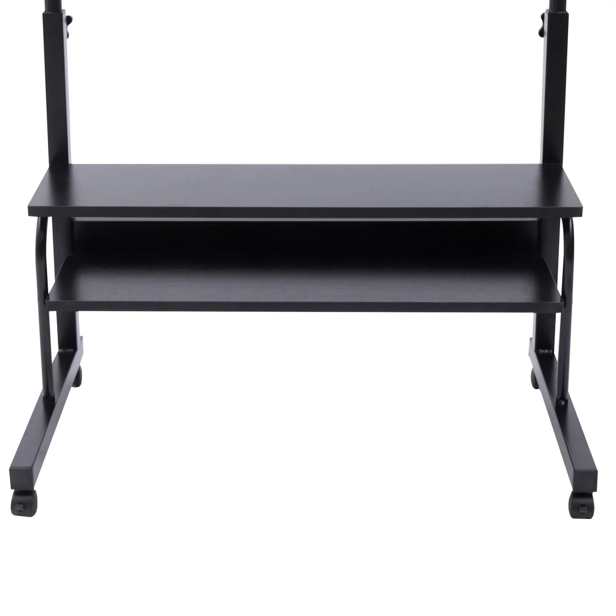 Height Adjustable Mobile Computer Desk with Wheels K97487