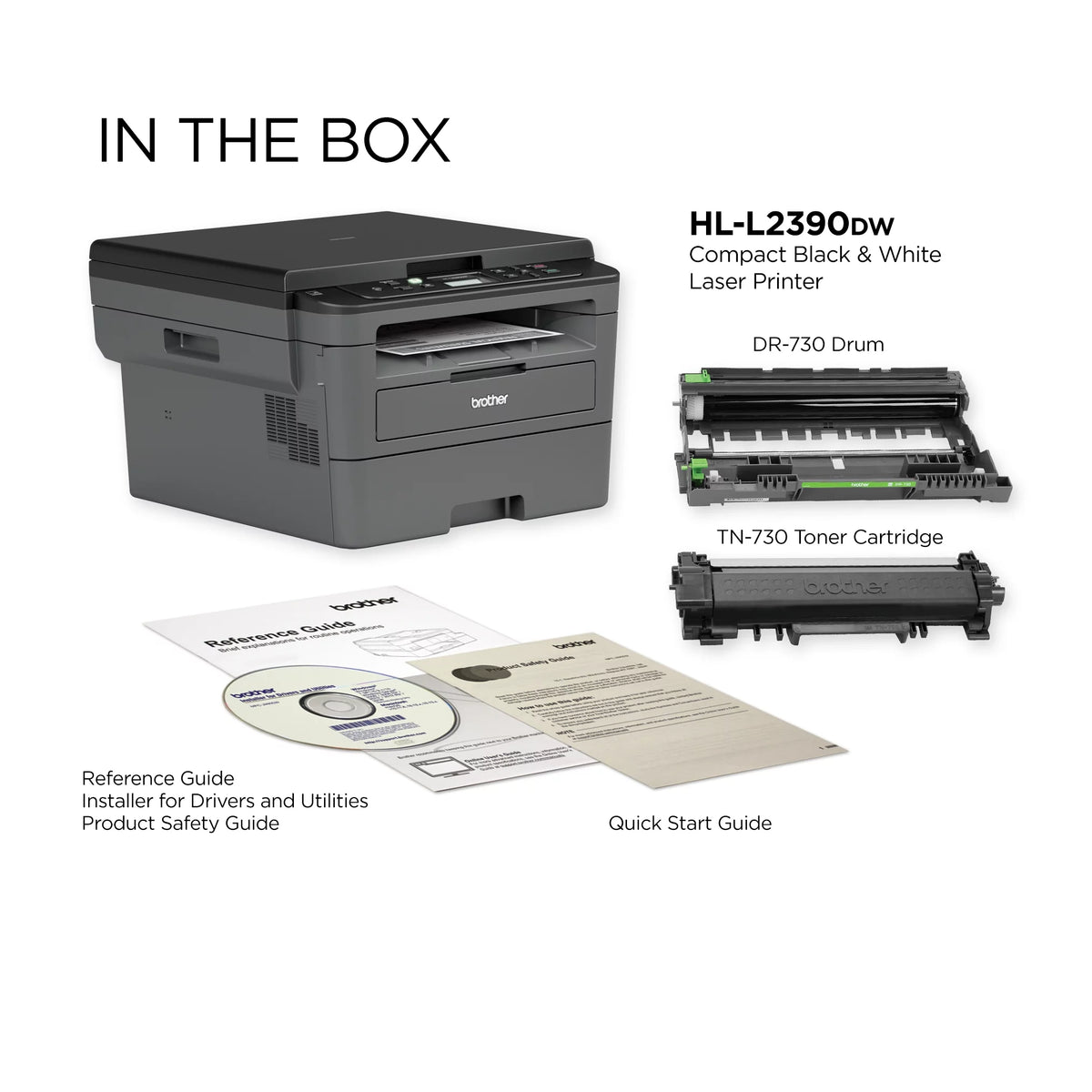Monochrome Laser Printer with Duplex Printing, Wireless S53774