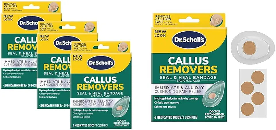 Callus Remover Bundle with Duragel 12 Count and Hydrogel Bandages 4 Count R94332