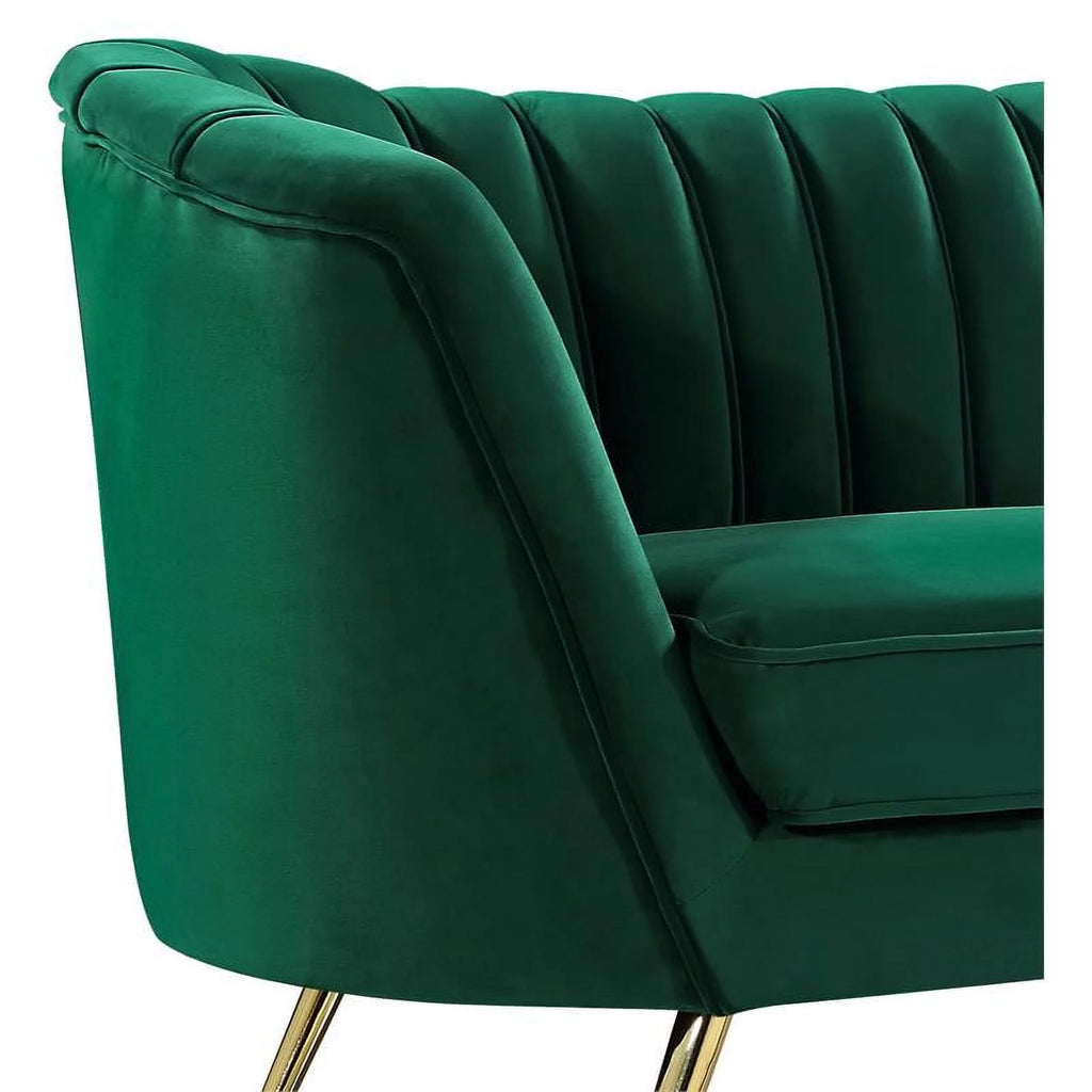 Green Velvet Sofa C12364