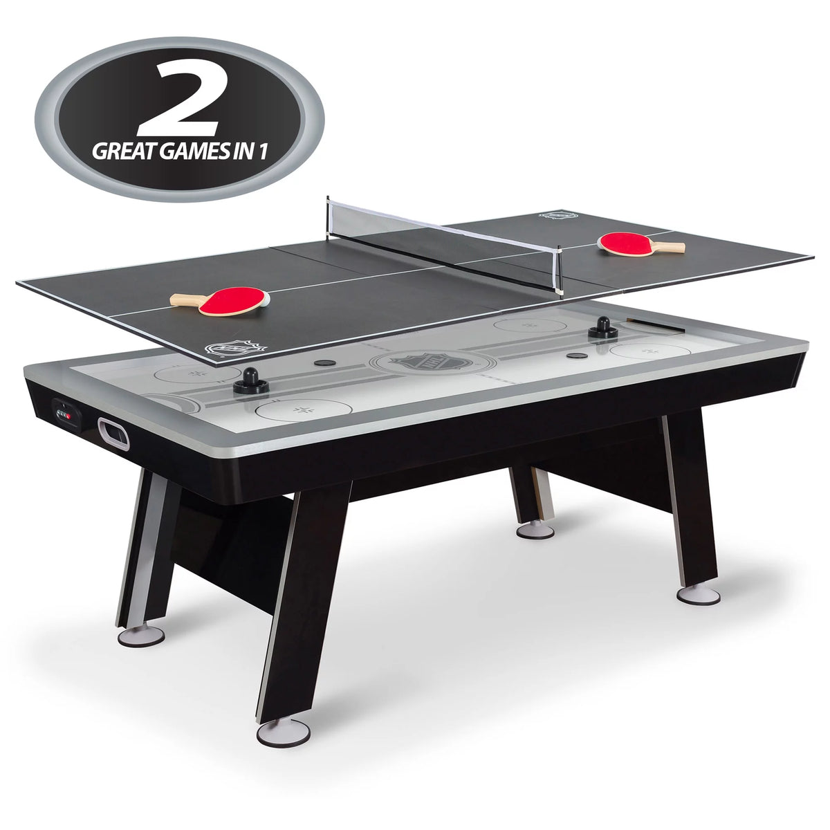 80” 2-in-1 Air Hockey Table with Table Tennis Top E7636