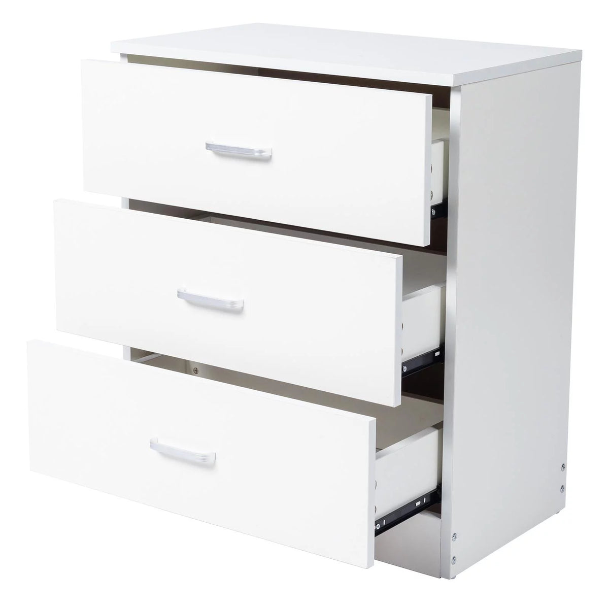 Set of 2 White 3 Drawer Dresser R4947