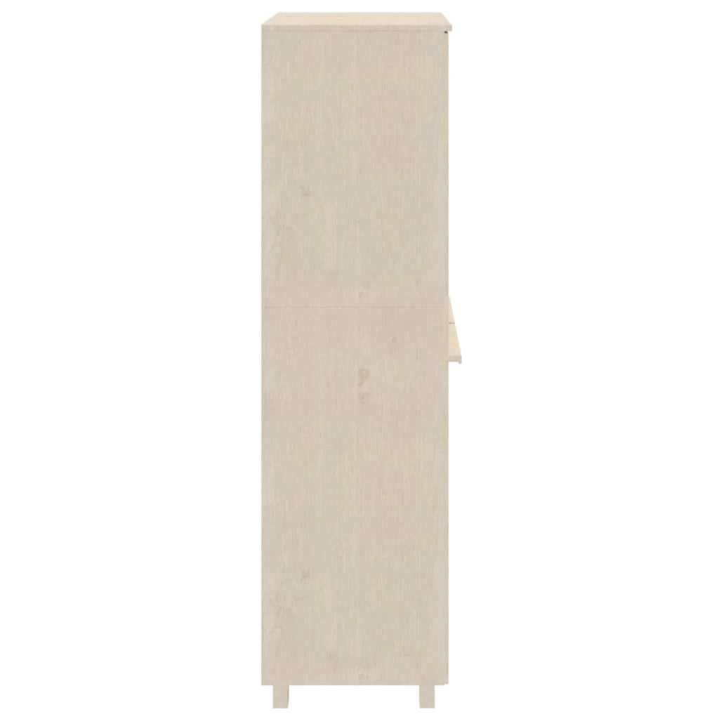 Honey Brown Solid Wood Pine Wardrobe K151127