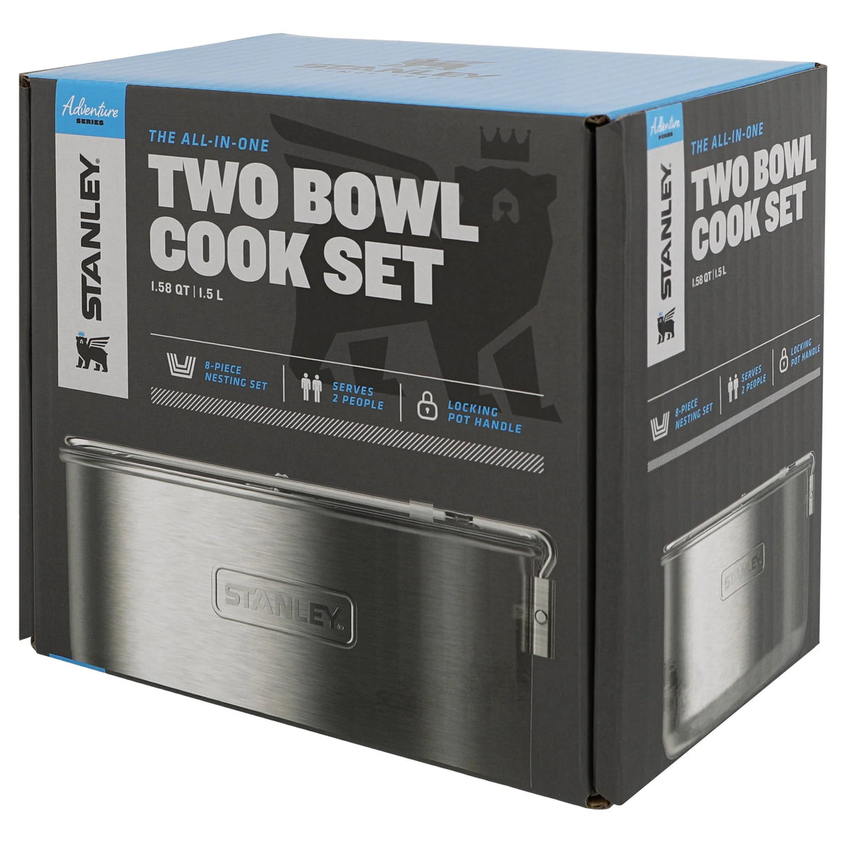 Camp Cook Set Stainless Steel L435863