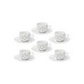 Tea Cups with Saucer 6pcs B4694