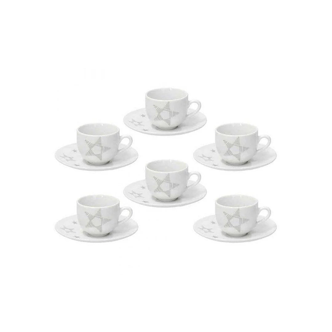 Tea Cups with Saucer 6pcs B4694
