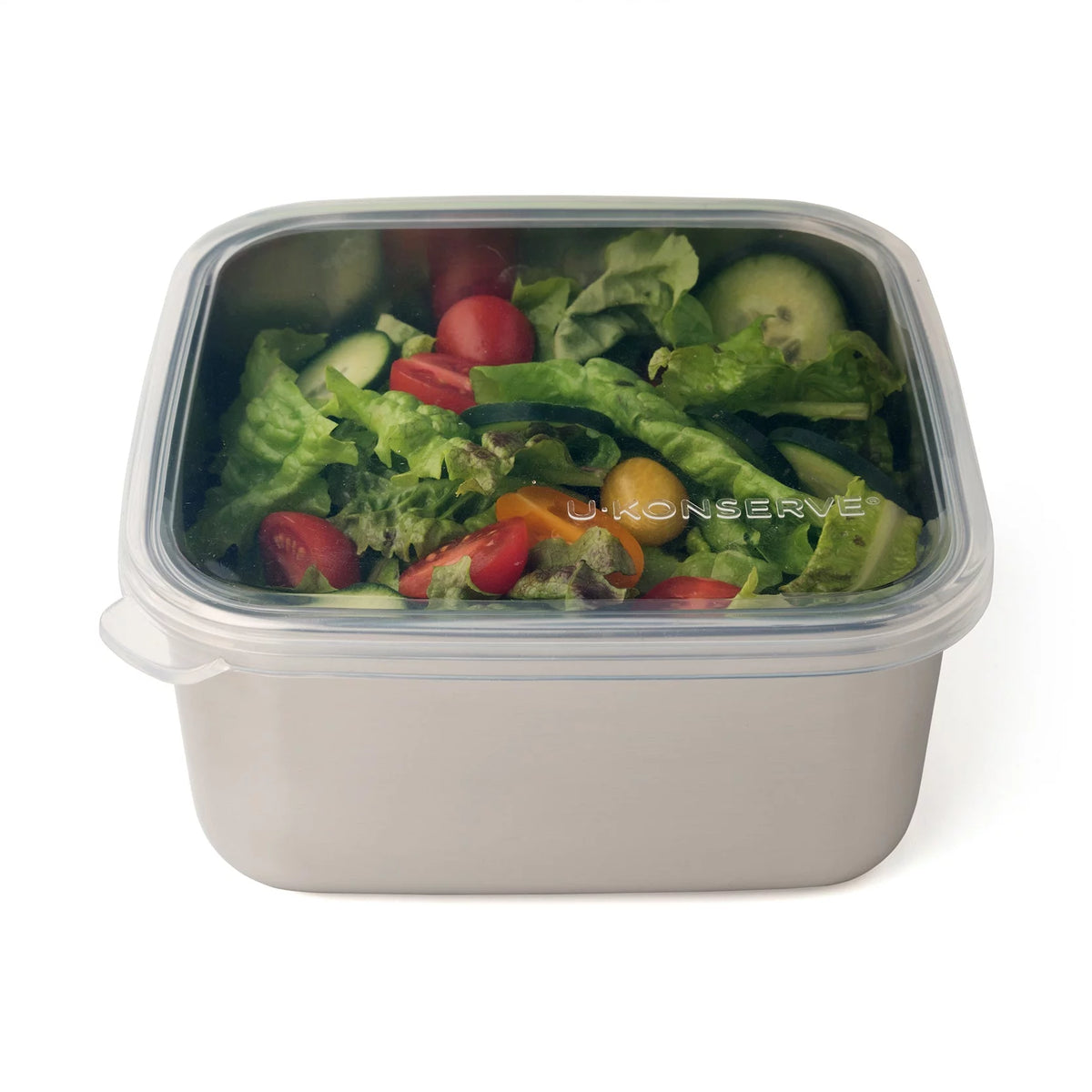 50 oz Stainless Steel Food Storage Bento Box Container with Silicone Lid E325077
