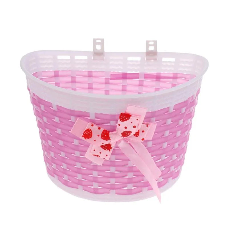 2Pcs Kids Cycling Bike Handlebar Bag Front Basket Pouch Detachable U446