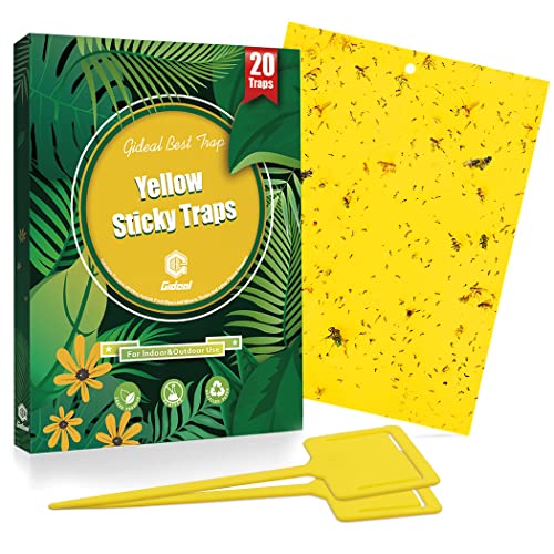 30-Pack Yellow Sticky Traps (6x8 Inches, 30pcs Twist Ties) Z663