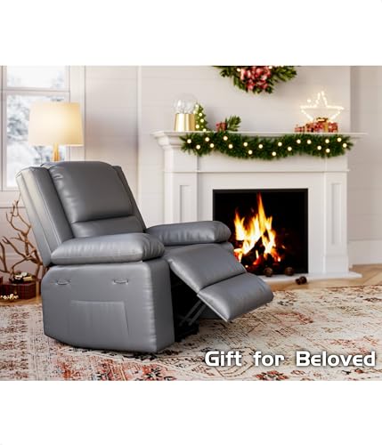 Power Lift Recliner Chair with Heat and Massage, Faux PU Electric Lift Recliner R873