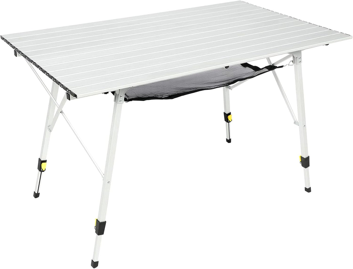 Foldable Portable Aluminum Camping Table with Carrying Bag E123733
