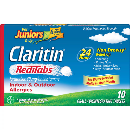 10 Ct 10 mg Non-Drowsy Allergy Medicine C5028