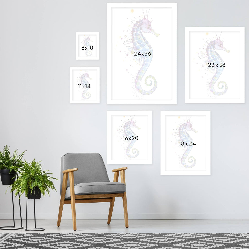 White Framed 2 Piece Print Set X887