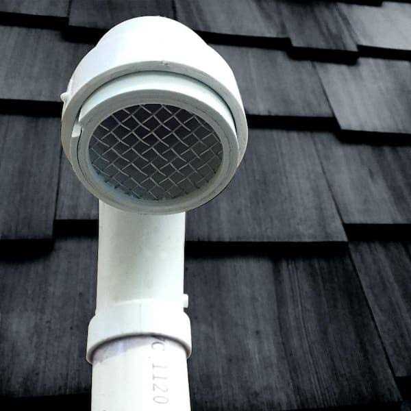 4 in. Termination Vent Cap with Condensation Drain F820980