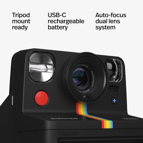 Black Instant Film Camera E97590