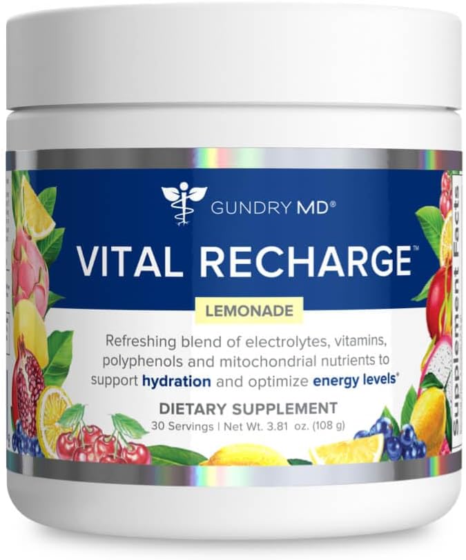 Vital Recharge Supplement Powder with Electrolytes - 30 Servings D3867