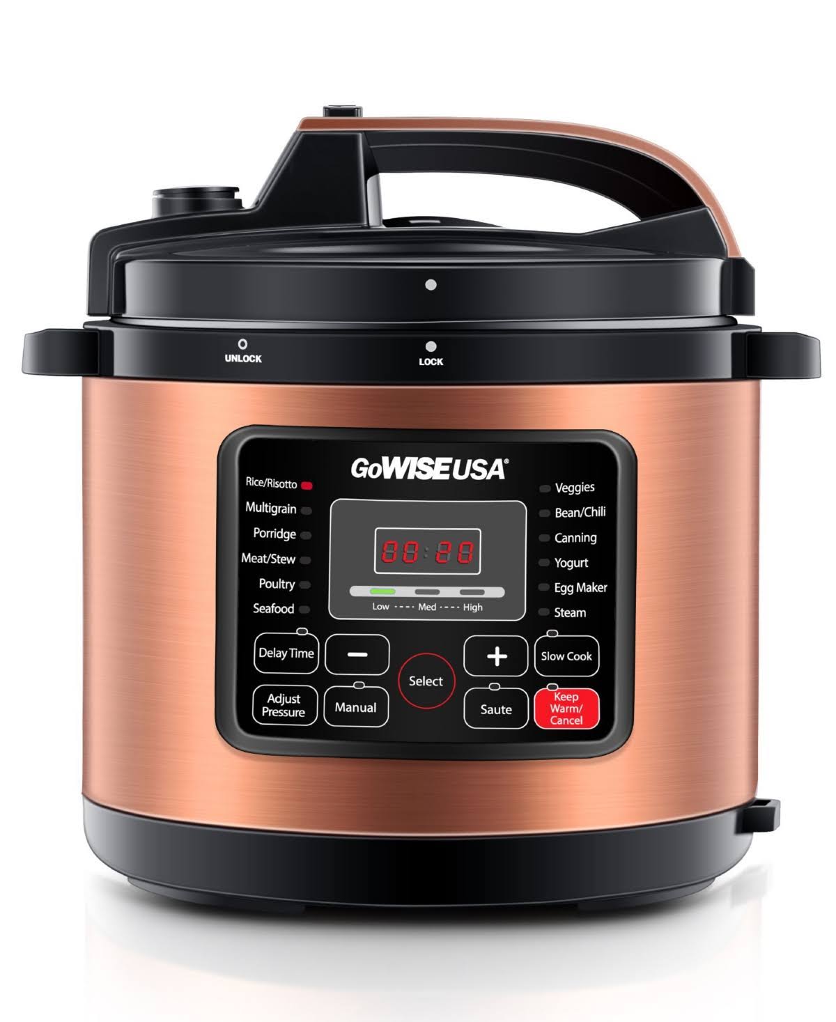 12.5 qt Copper Electric Pressure Cooker Y499601