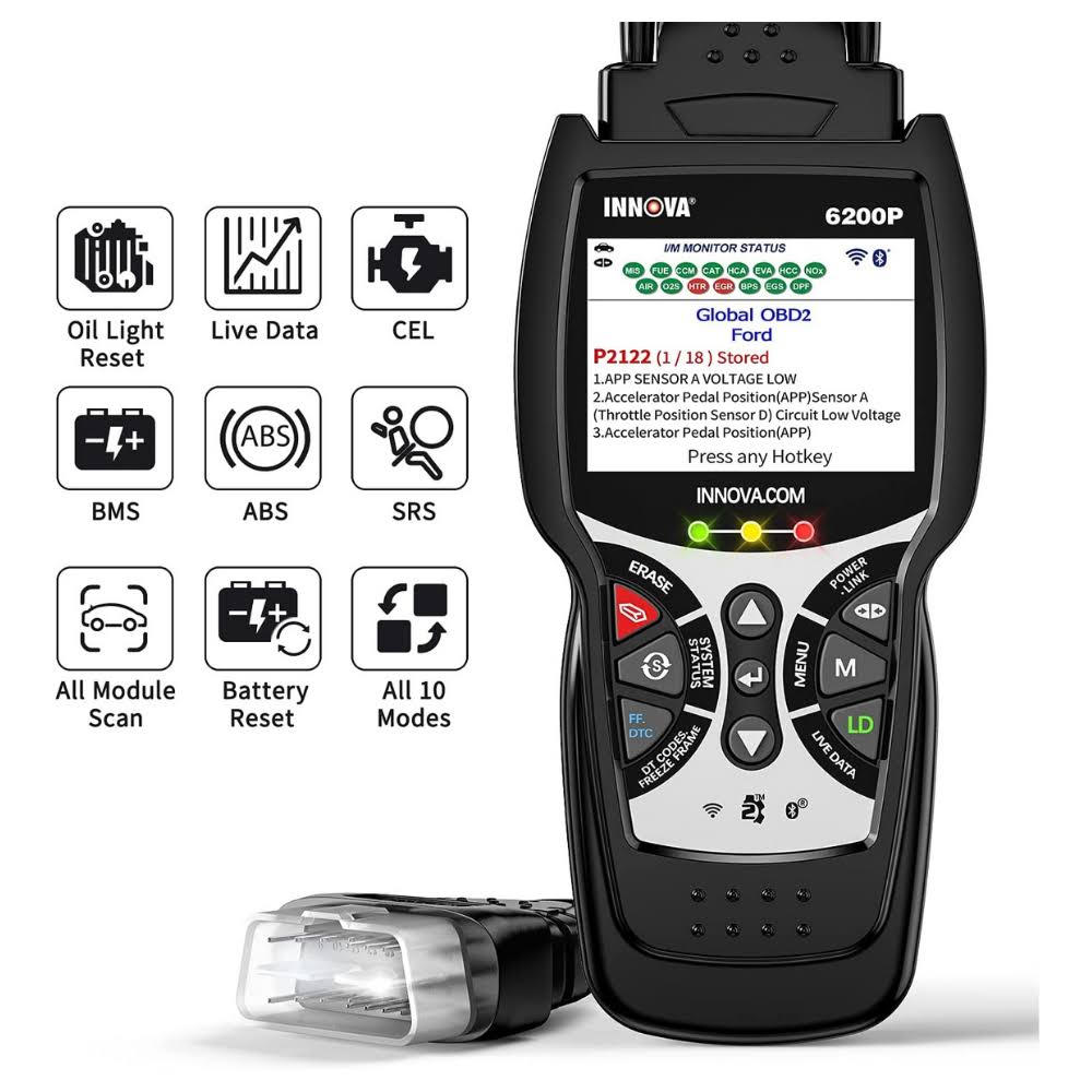OBD2 Scanner Code Reader with Battery Reset Oil Light Reset A520