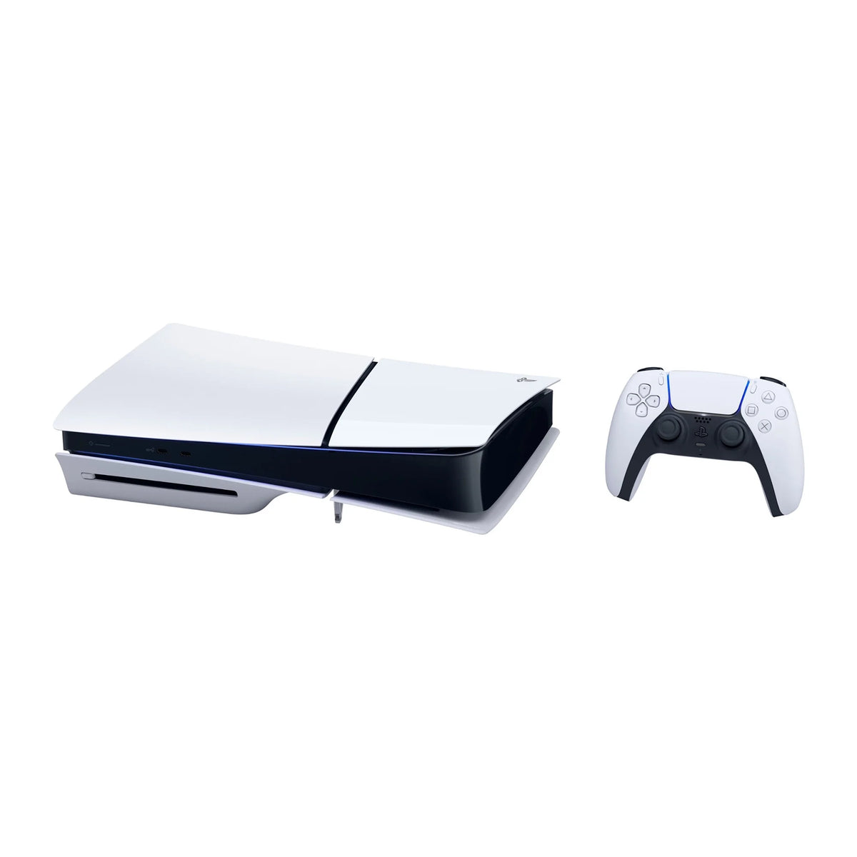 PlayStation 5 Slim Disc Edition Gaming Console with Two Controllers White and Nova Pink Dualsense V14917