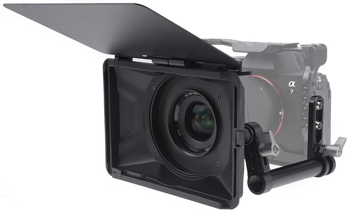 Lightweight Matte Box with Top Flag for DSLR Mirrorless Cameras T236