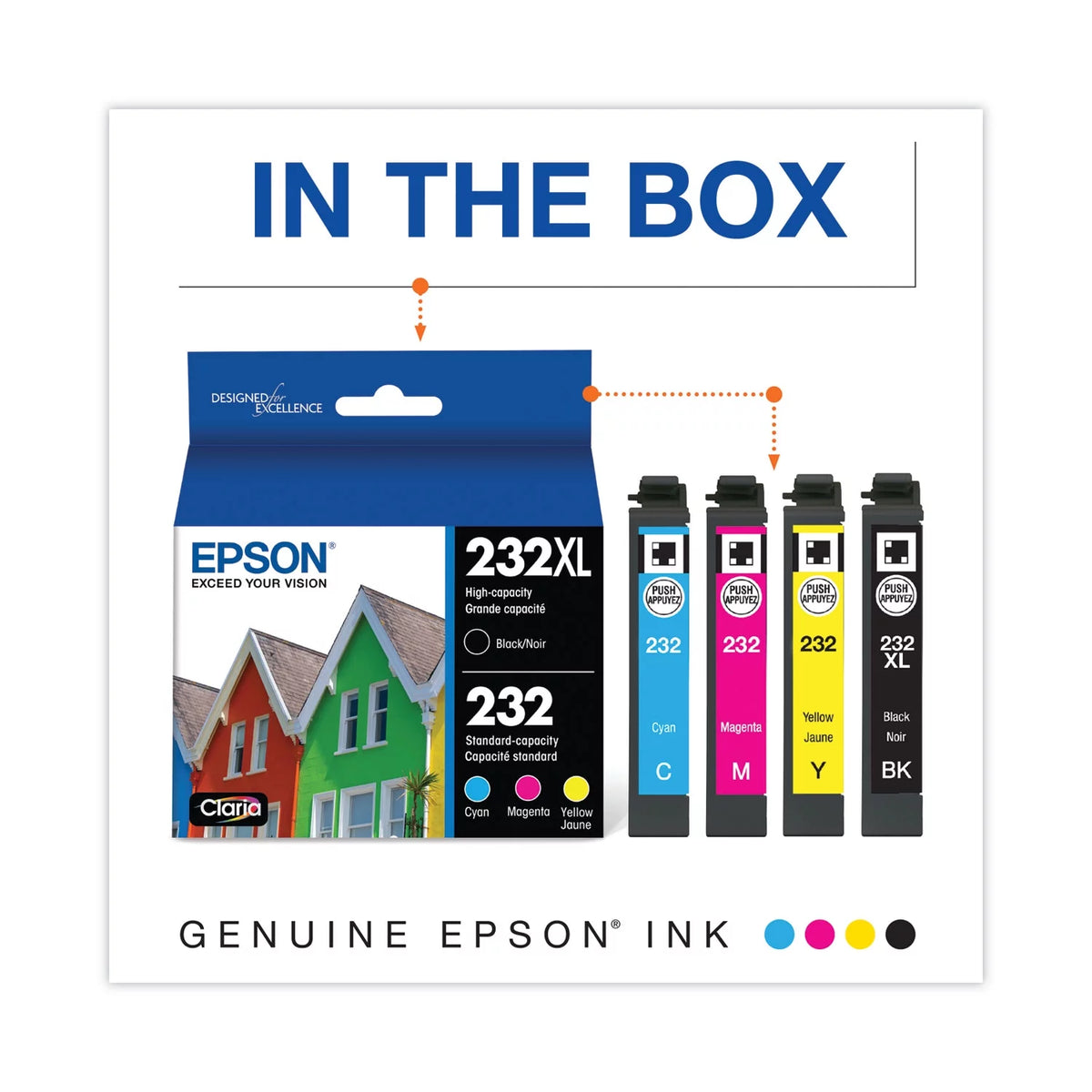 Black & Color Ink Cartridge Combo Pack R923