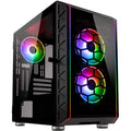 Black Micro-ATX Gaming Case C766405