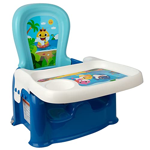 Pinkfong Baby Shark Mealtime Baby Toddler Booster Seat with Adjustable Tray F5006
