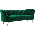 Green Velvet Sofa C12364