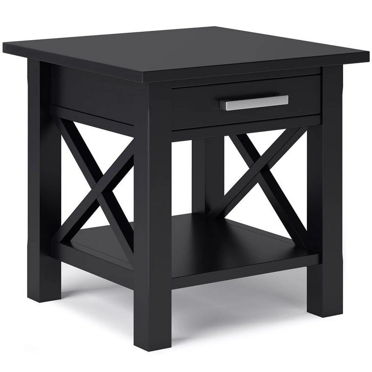 Solid Wood End Table with Storage Z624624