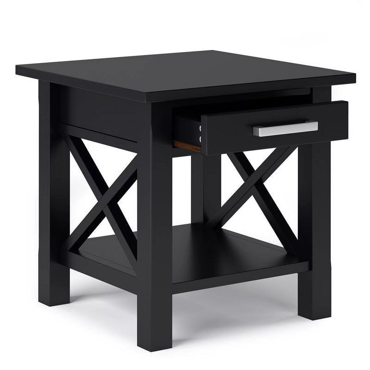 Solid Wood End Table with Storage Z624624