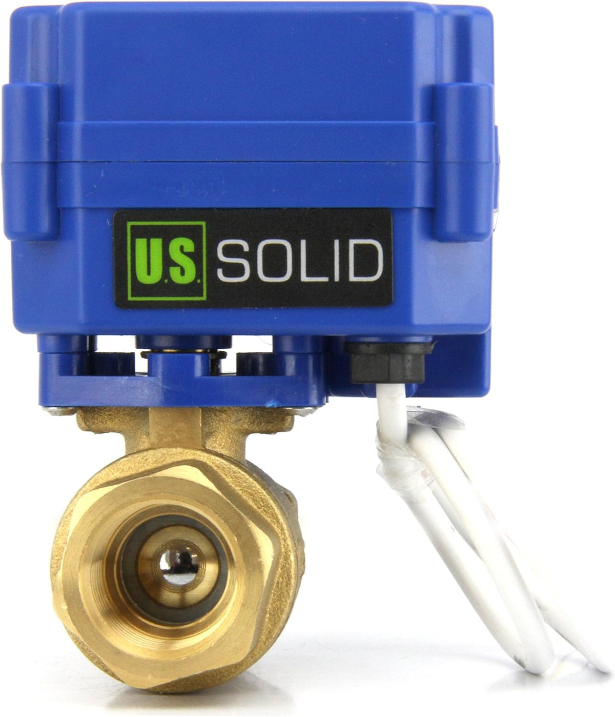 Brass Motorized Ball Valve with Standard Port, 9-24V AC/DC, Pack of 2 U53083