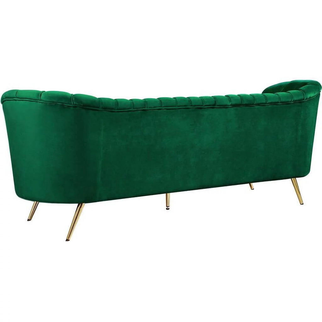 Green Velvet Sofa C12364