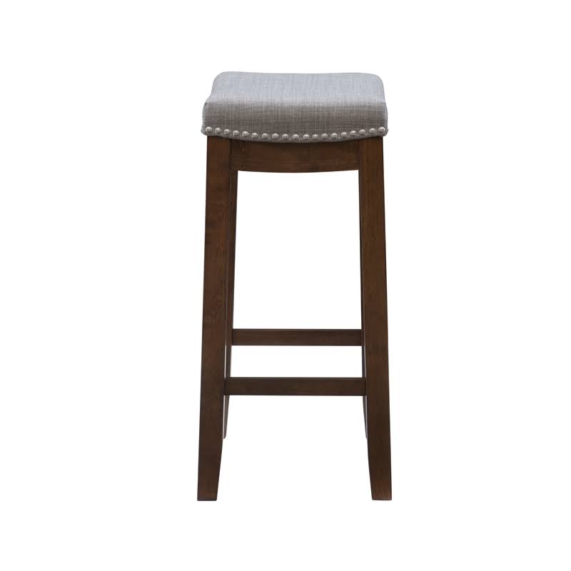 Rustic Brown Wood Counter Stool Q119928