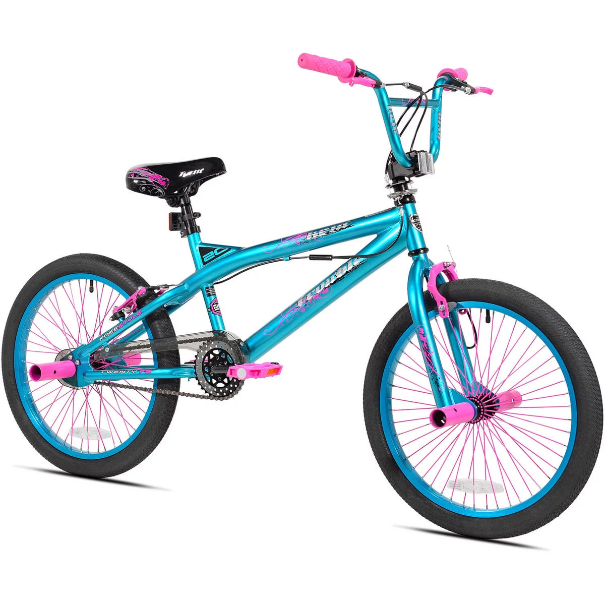 20 Girls BMX Bike Aqua and Pink R375
