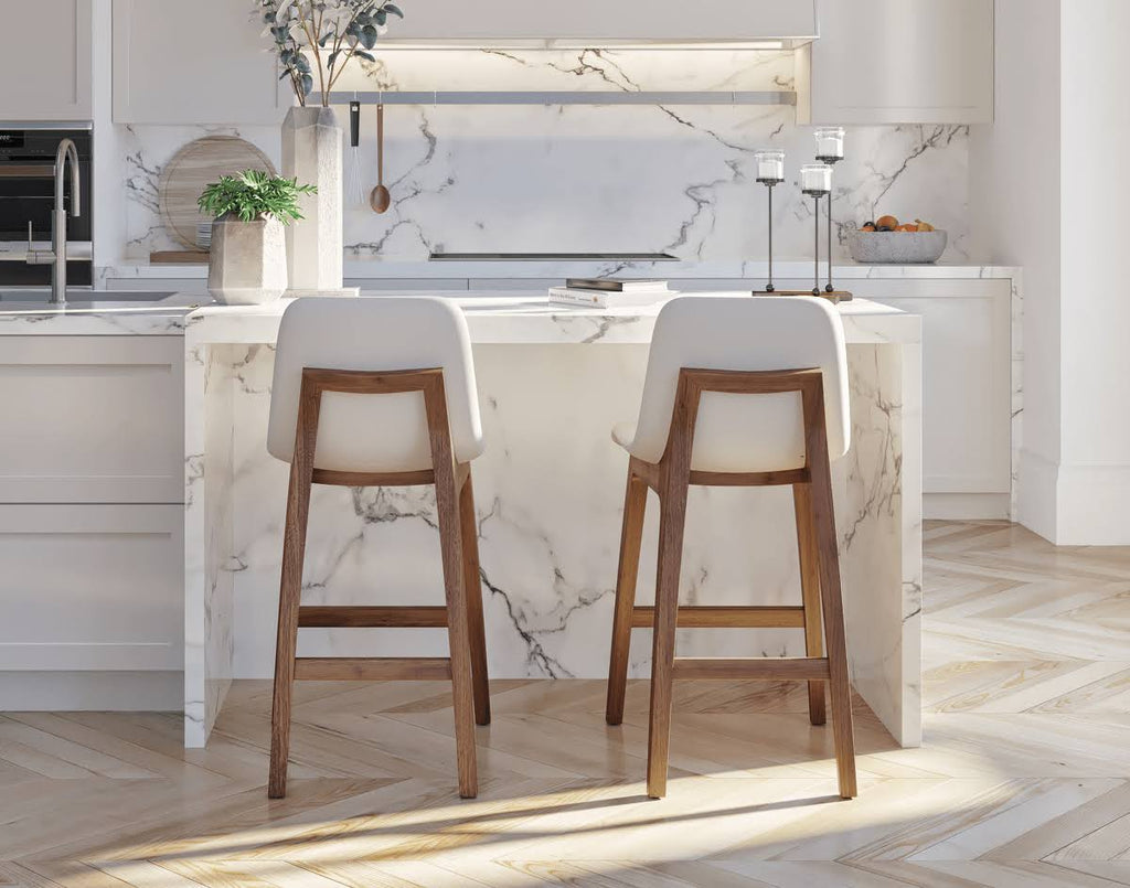 Natural Monaco Black Counter Stool P4619