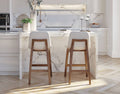 Natural Monaco Black Counter Stool P4619