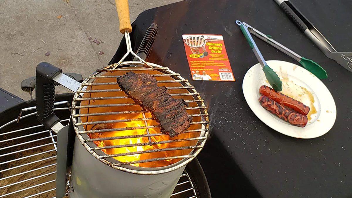 Cooking Grate with Solid Wood Handle F5428