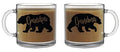 13oz Glass Coffee Mug Couples Sets H6448