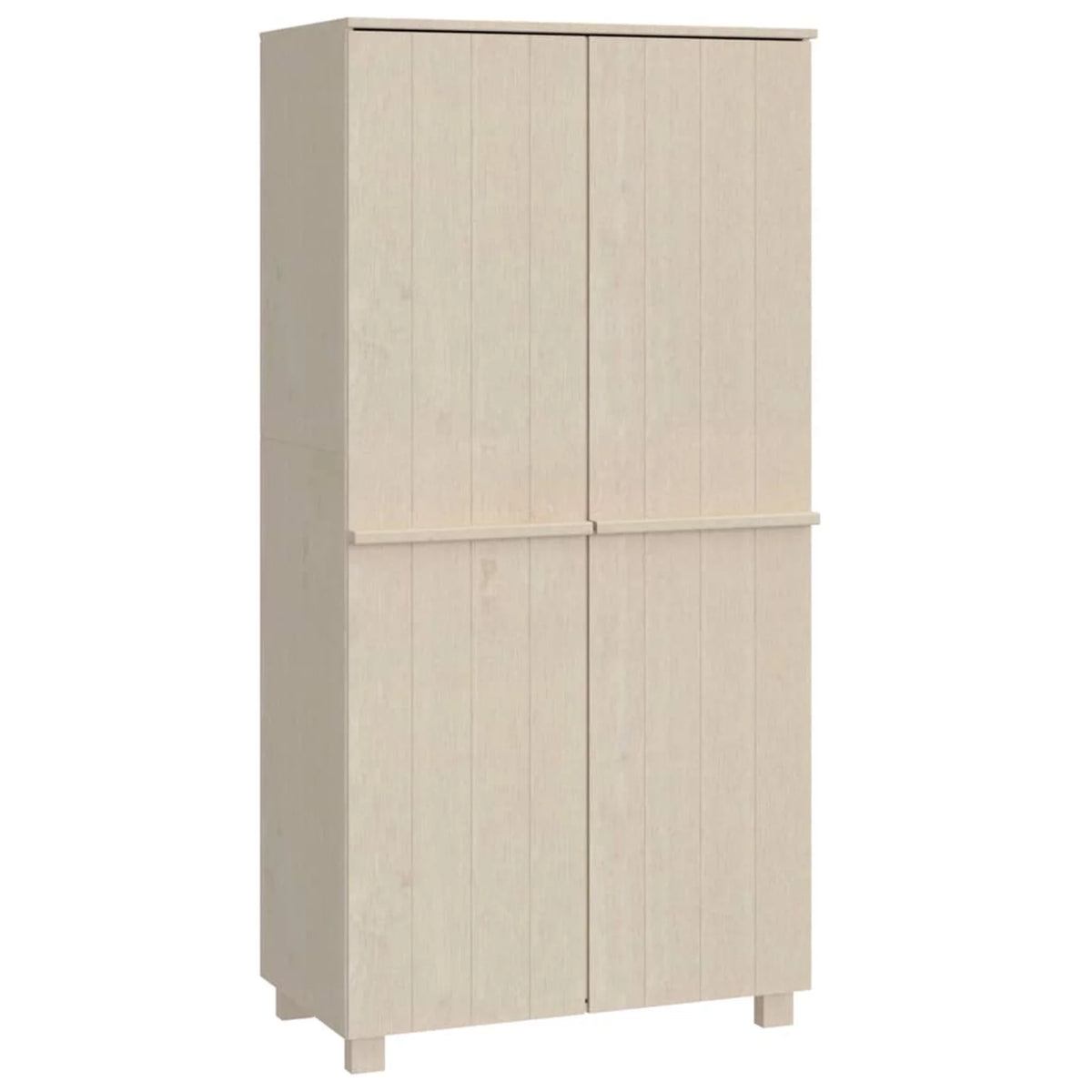 Honey Brown Solid Wood Pine Wardrobe K151127
