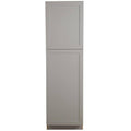 Gray Pantry Cabinet with Adjustable Shelves W124