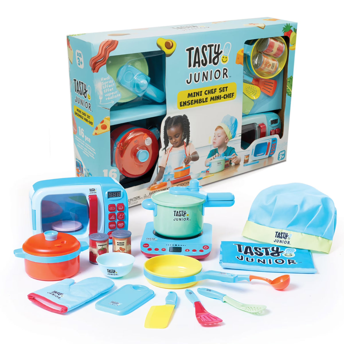 16-Piece Mini Chef Playset Toy with Lights & Sounds D232288