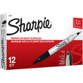 Black Twin Tip Permanent Markers 12 Count A590649