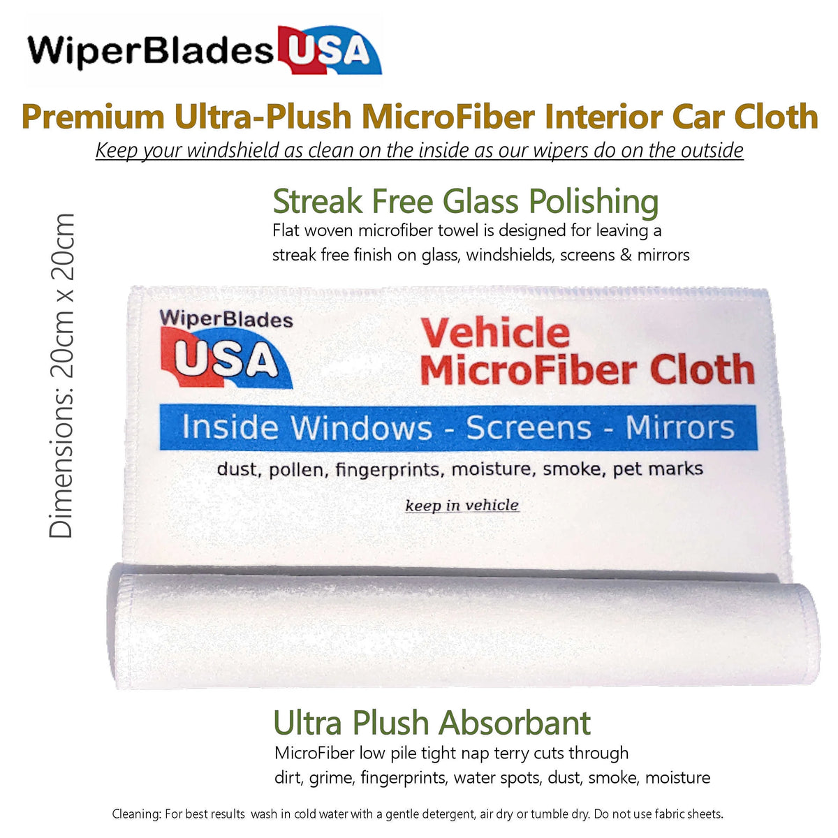 Beam Blade Wipers Set of 3 with Rear Wiper C6493